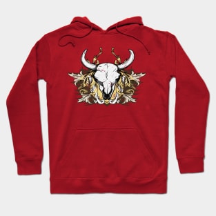 Cool Bull Skull Hoodie